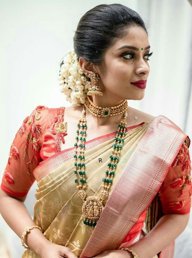 Bhavika South Lady Look Designer Necklace Set