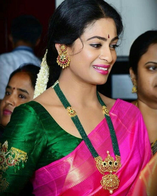 Nanidni Golden Look Mala Set For You
