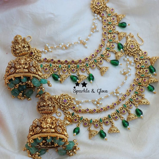 Traditional Kavi Gold Super Sale Ear Chain For You